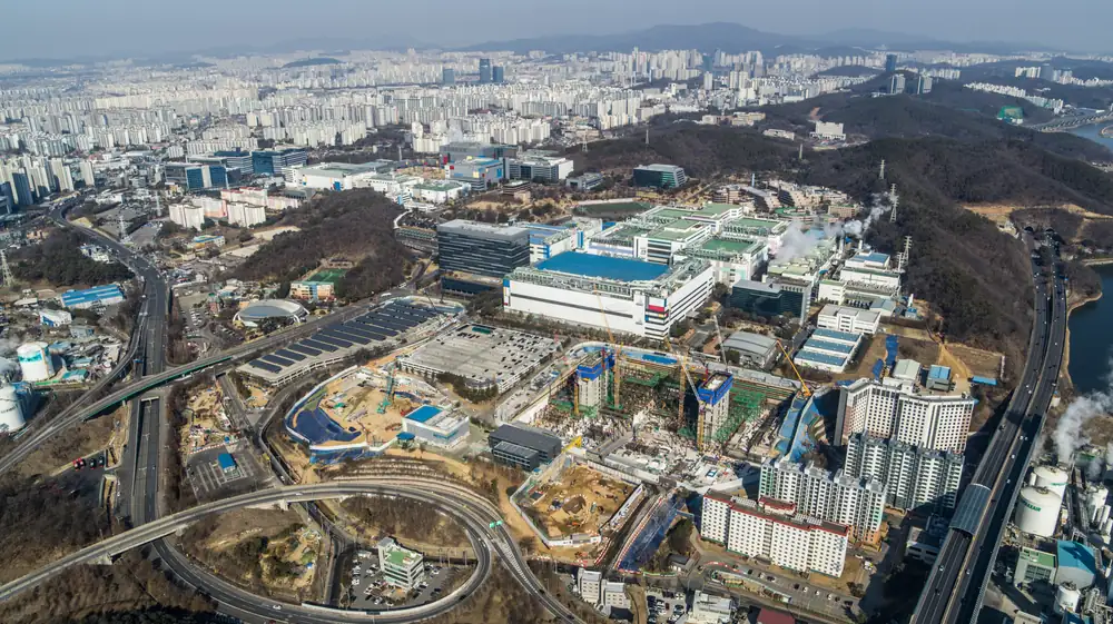 삼성전자 기흥캠퍼스 · 미래연구단지 주변 · 기존 아파트 생활권