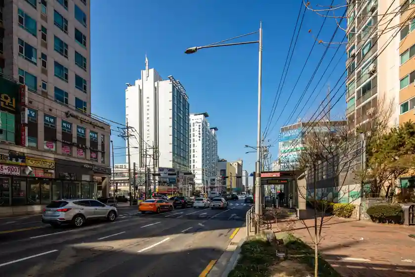 2020년 1월 30일 가양역 인근 양천로와 강나루현대아파트.